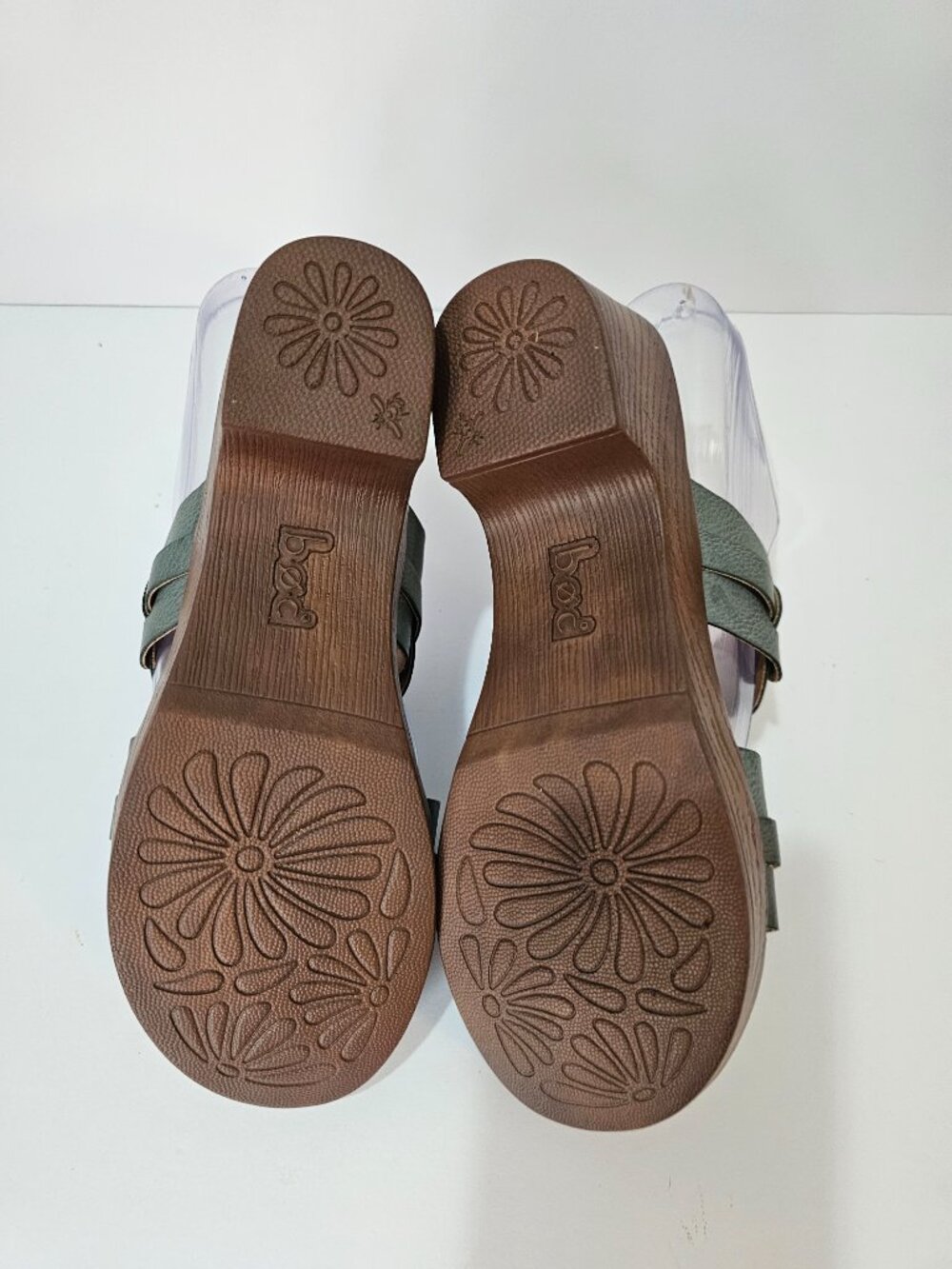 BOC Jillian Sandals Blue Woven Faux Leather Y2K Retro Summer Boho 7 NWT - Picture 7 of 11